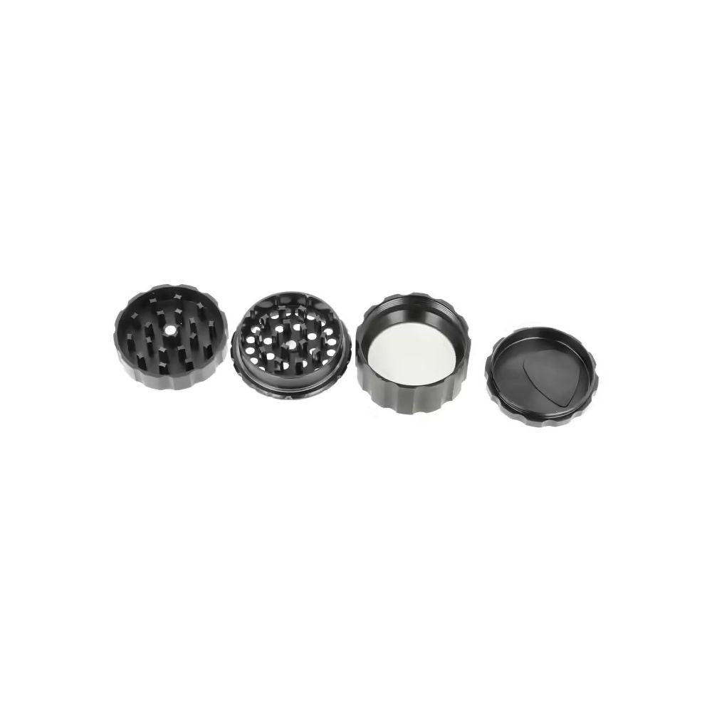 OCB Metall Grinder 4-teilig 50 mm – Aluminium Grinder mit Pollensieb