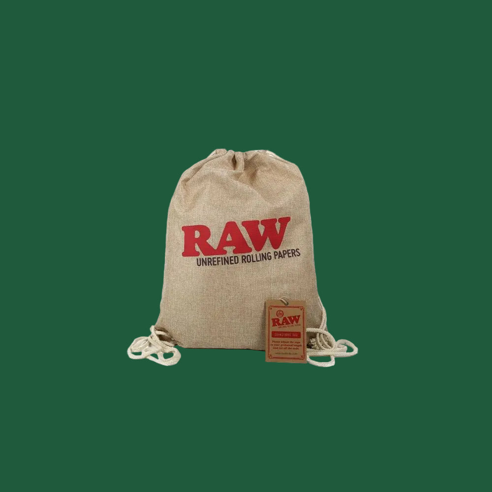 RAW Drawstring Bag Beige – Turnbeutel aus Baumwolle & Polyester