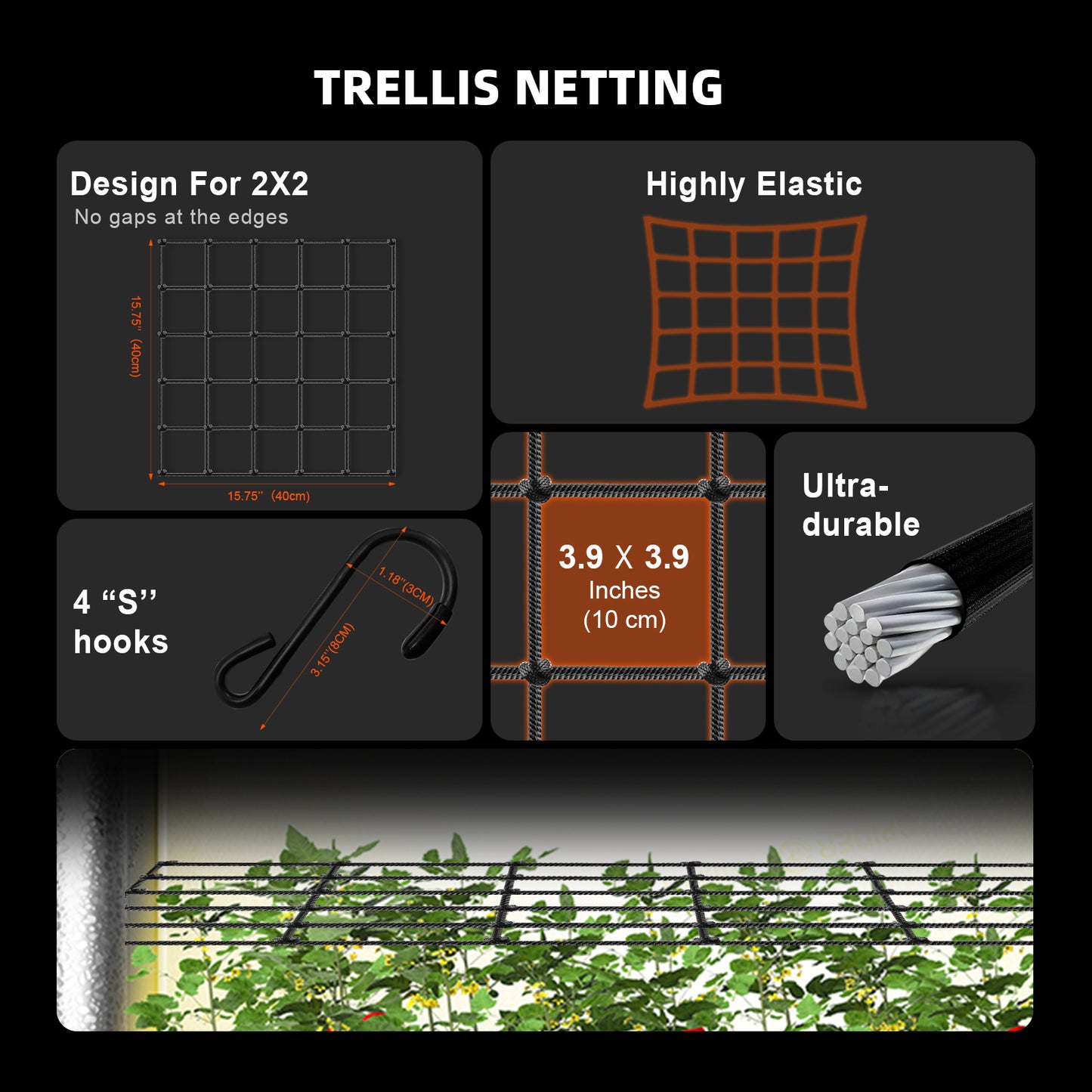 Spider Farmer SF-1000D 70x70x160 cm Komplettset Growbox | LED Grow Kit 100W Vollspektrum