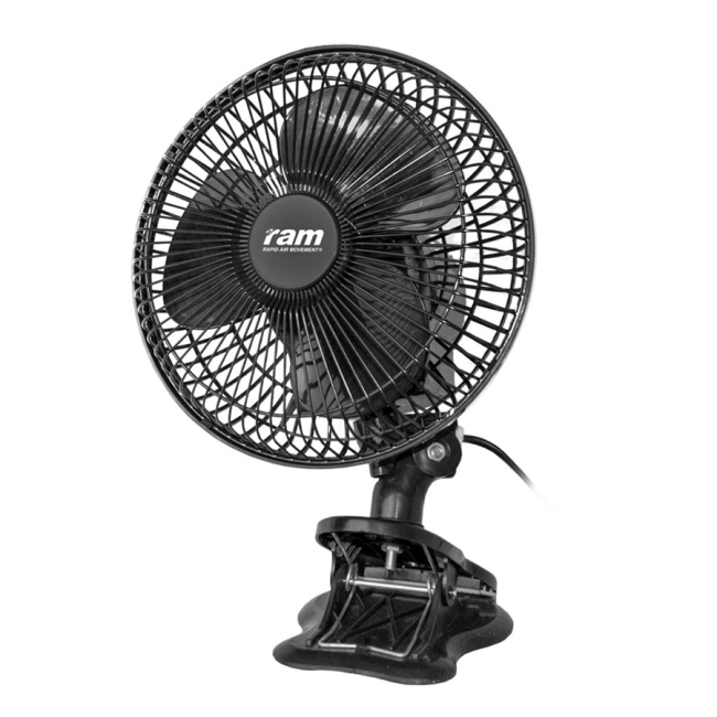 RAM Multi Clipventilator 180 mm – Leistungsstarke Umluft mit Schwenkfunktion