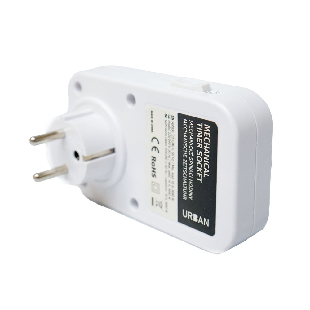 Urban Mechanische Zeitschaltuhr – Timer Steckdose 16A 3680W