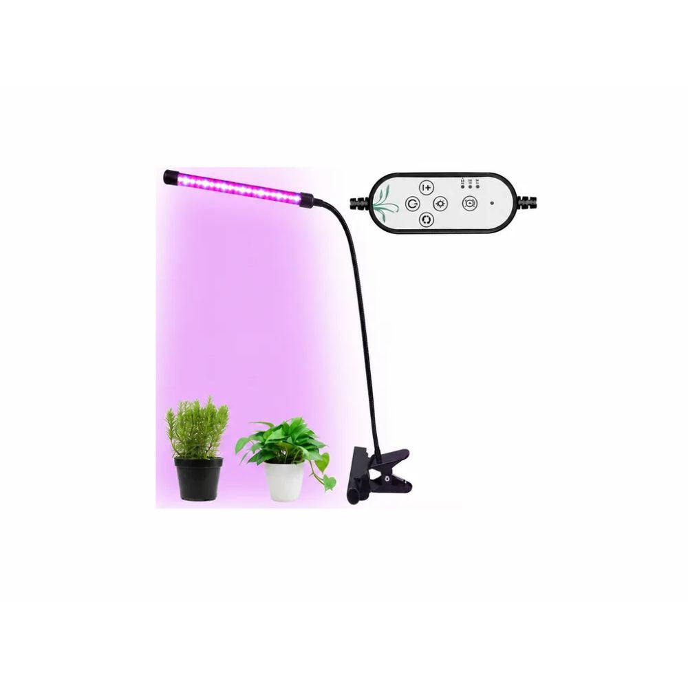 LED Pflanzenlampe mit Clip – 1 verstellbarer Lichtarm