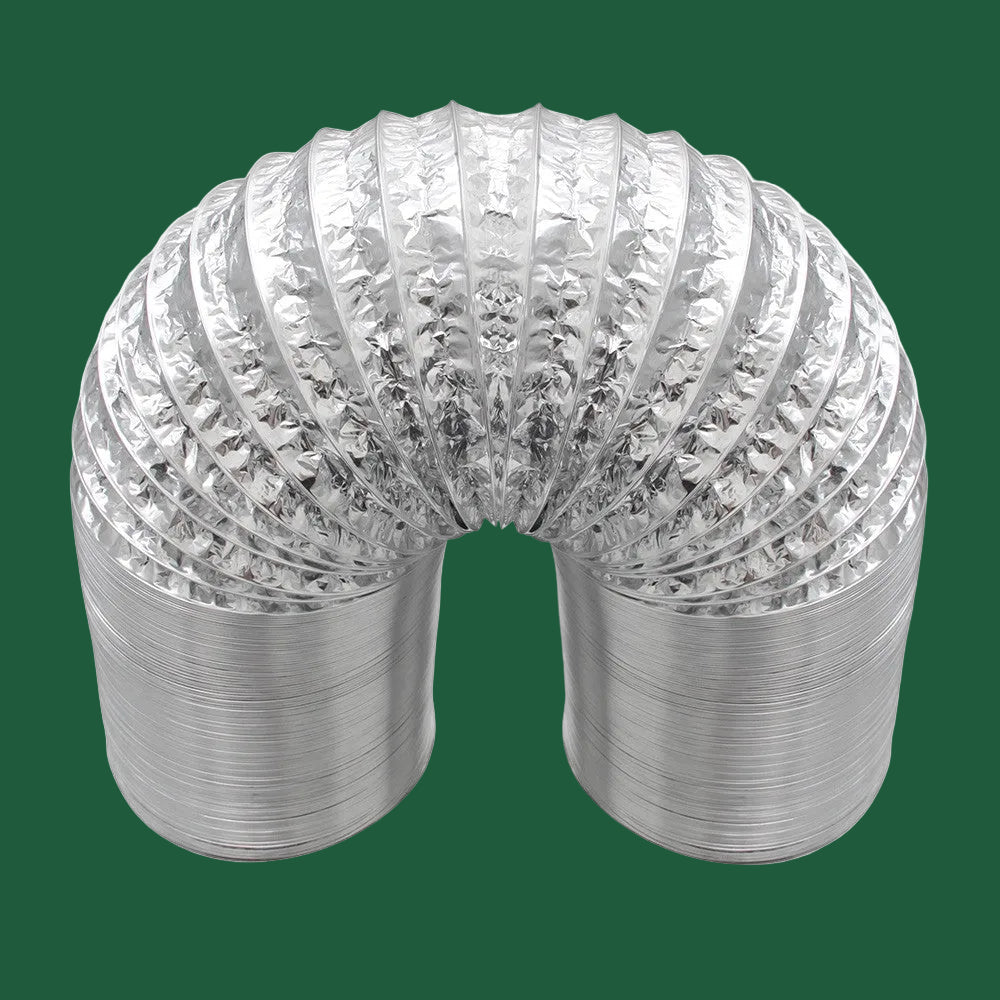Alu Lüftungsschlauch 100 mm × 10 m – Flexibler Aluminium Abluftschlauch