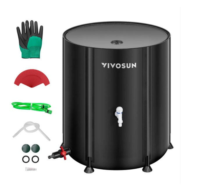 VIVOSUN Flexi Tank 200 L – Faltbarer Wassertank für Regenwasser & Bewässerung