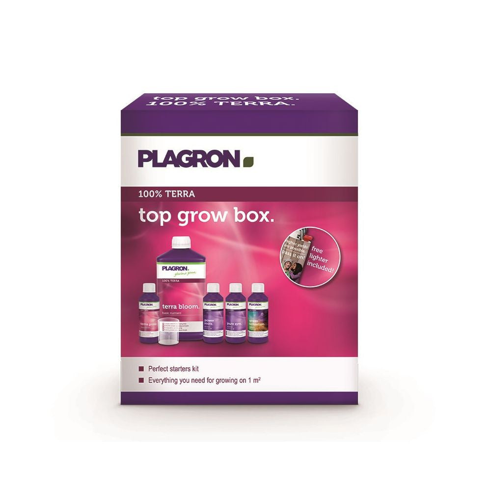 Plagron Top Grow Box 100% Terra – 5-teiliges Düngerset für Erde