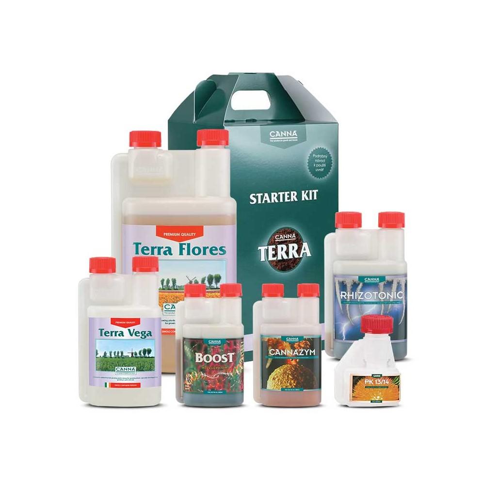 CANNA Terra Starter Kit – Komplettes Düngesystem für Grow auf Erde (Soil)