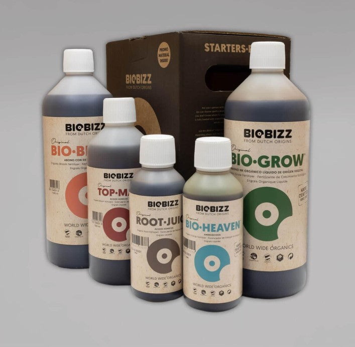 BioBizz Starter Pack – Komplettes organisches Düngerset für Wachstum & Blüte