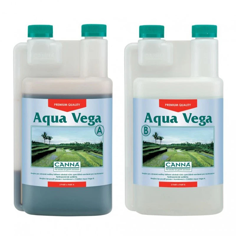 CANNA Aqua Vega A+B – Wachstumsdünger für Hydroponik & NFT Systeme