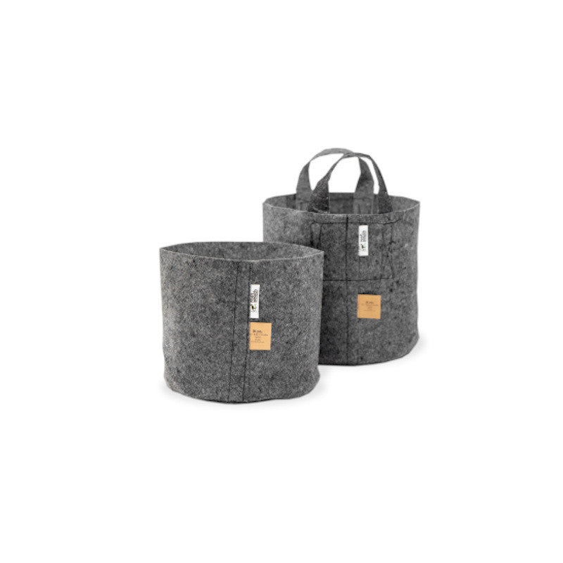 Root Pouch Grey – Textiler Pflanzentopf