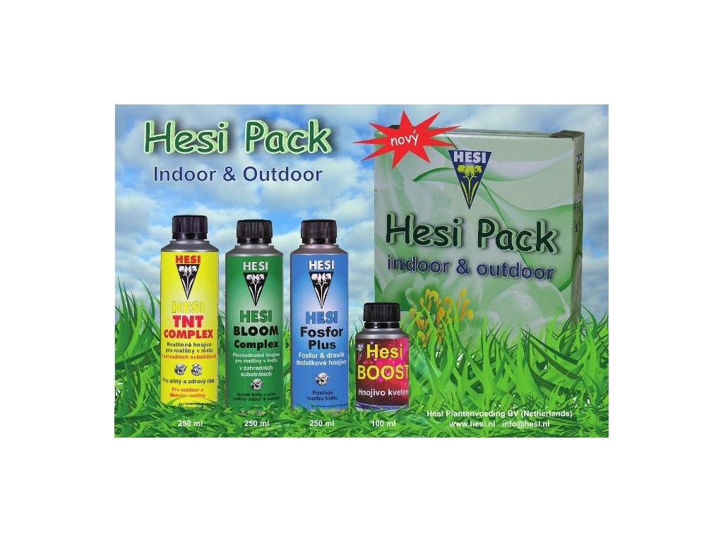 HESI Indoor Outdoor Pack 850 ml – Komplettes Düngerset für Erde