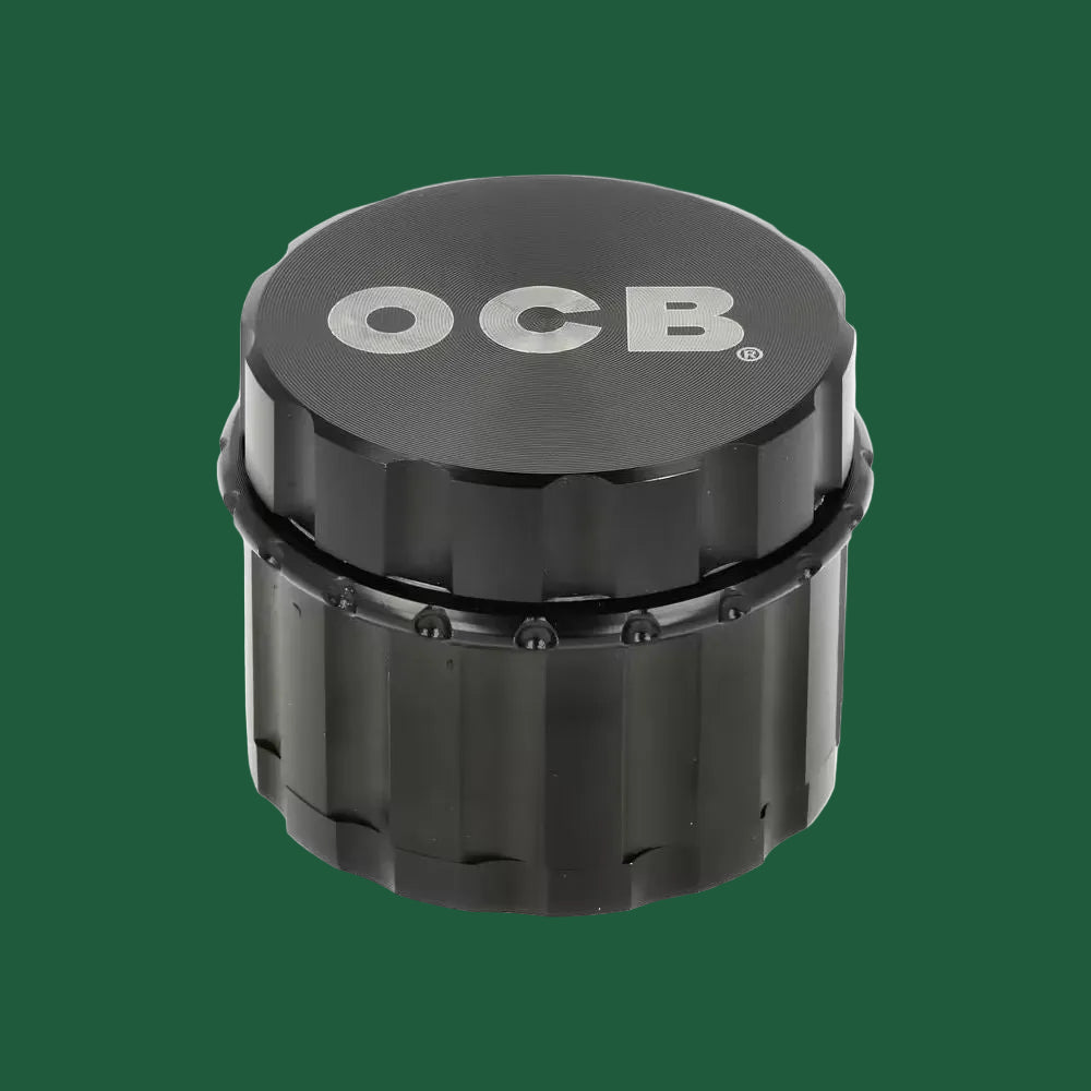 OCB Metall Grinder 4-teilig 50 mm – Aluminium Grinder mit Pollensieb