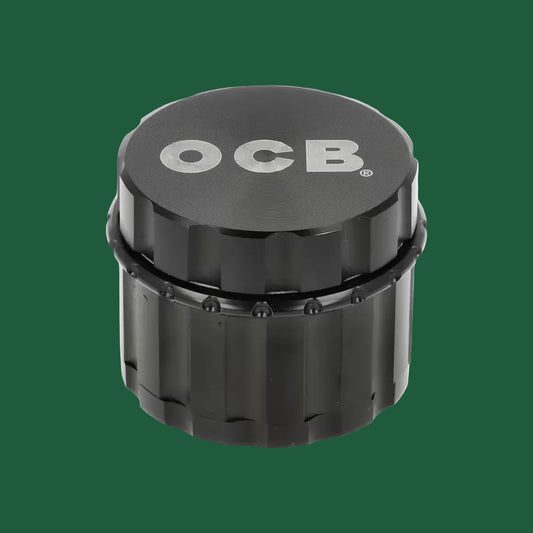 OCB Metall Grinder 4-teilig 50 mm – Aluminium Grinder mit Pollensieb