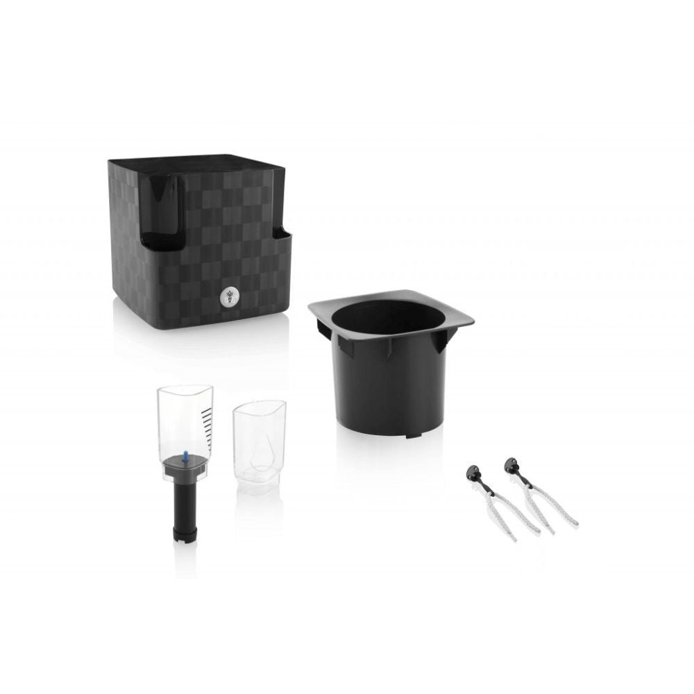 Plastkon Cobble Smart Planter Anthrazit – 15 × 15 × 14 cm