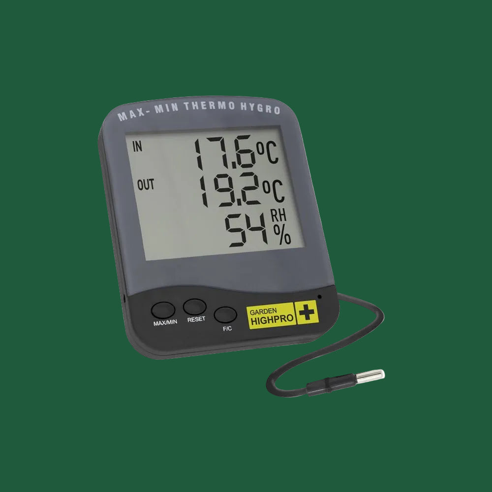 Garden HighPro ProHygro Premium – Thermometer Hygrometer mit Sonde