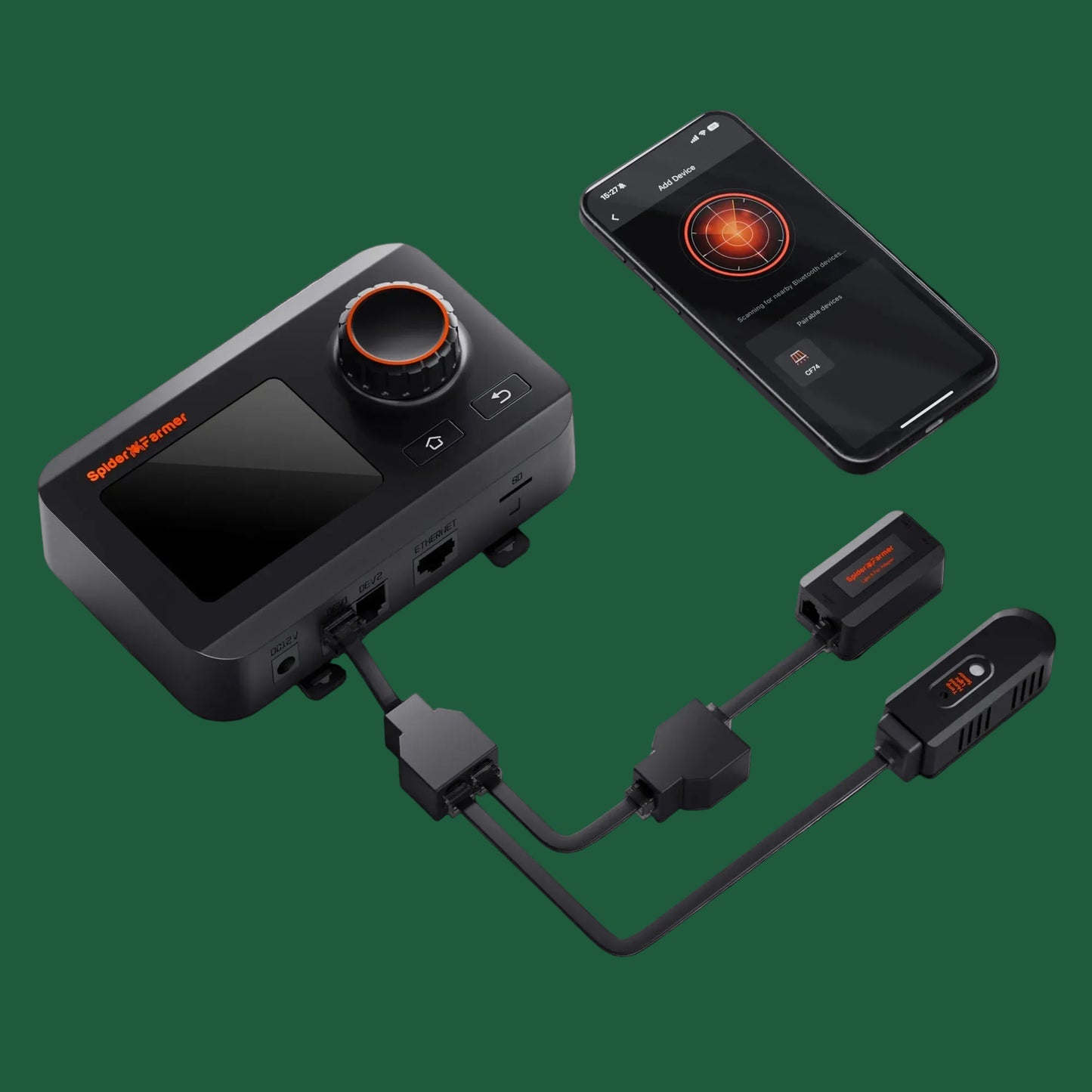 Spider Farmer GGS Controller Kit – Smarter Grow-Controller mit App WiFi + Bluetooth