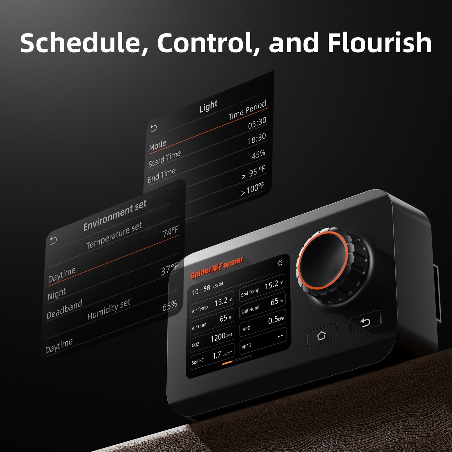 Spider Farmer GGS Controller Kit – Smarter Grow-Controller mit App WiFi + Bluetooth