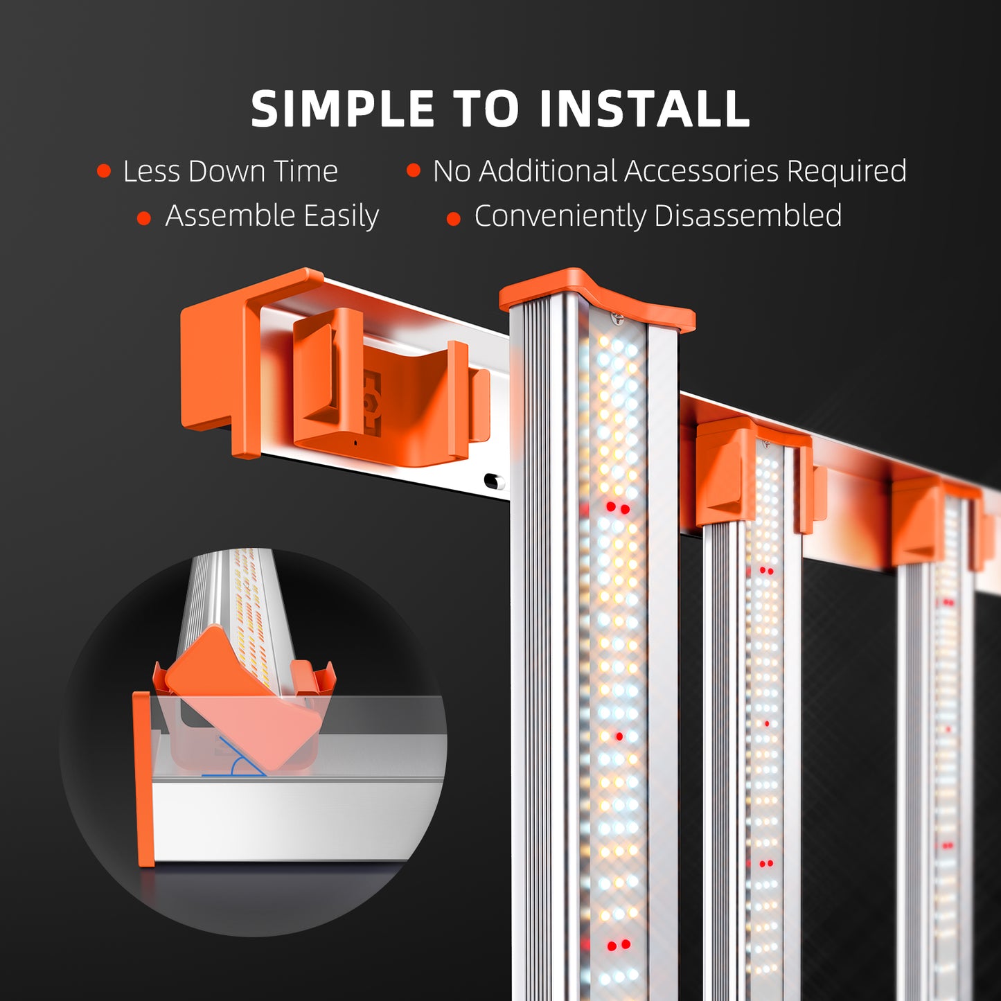 Spider Farmer G3000 Komplettset Growbox 90x90x180 cm | 300W LED Bar Style Vollspektrum Grow Kit
