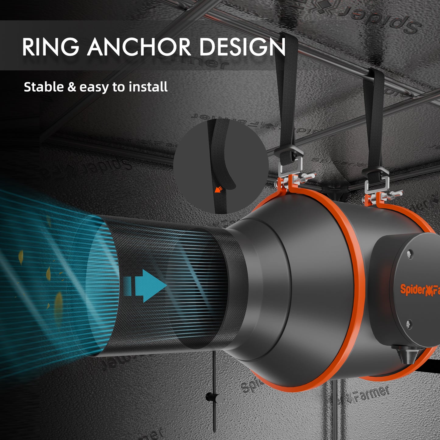 Spider Farmer SF-2000 CP 120x60x180 cm Komplettset mit Controller | 200W LED Grow Kit Vollspektrum + Smart Control