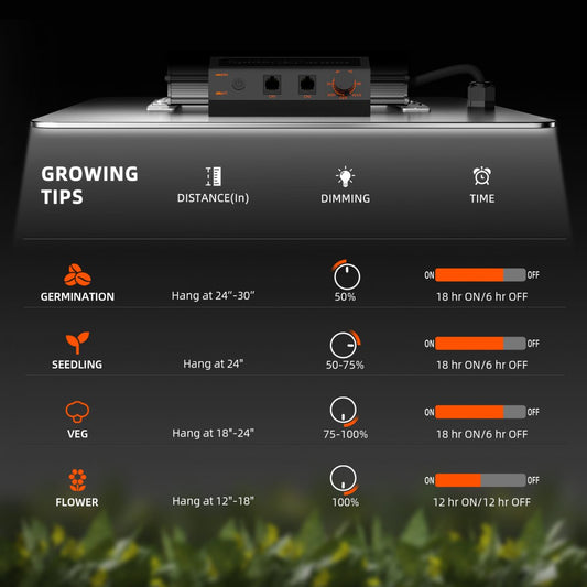 Spider Farmer SF-1000 Komplettset Growbox 70x70x160  cm | LED 100W Vollspektrum Indoor Grow Kit