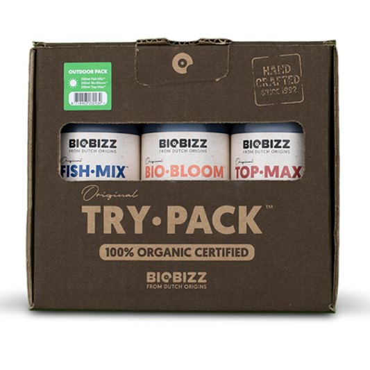 BioBizz Try·Pack Outdoor – Organisches Starter-Set für Outdoor Grow