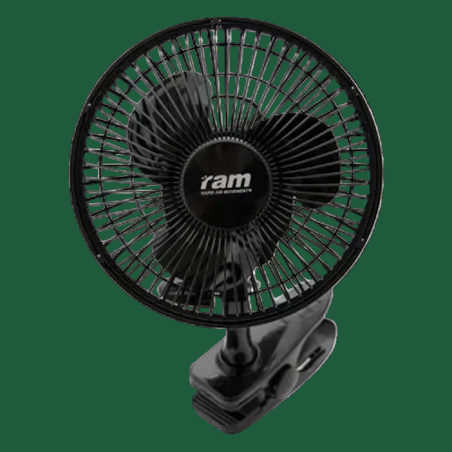 RAM Clip-Ventilator 150 mm – Kompakte Umluft für kleine Growboxen