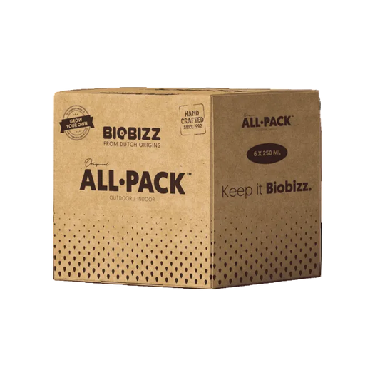 BioBizz All·Pack Outdoor 250 ml – Komplettes Bio-Düngerset für den Outdoor Grow