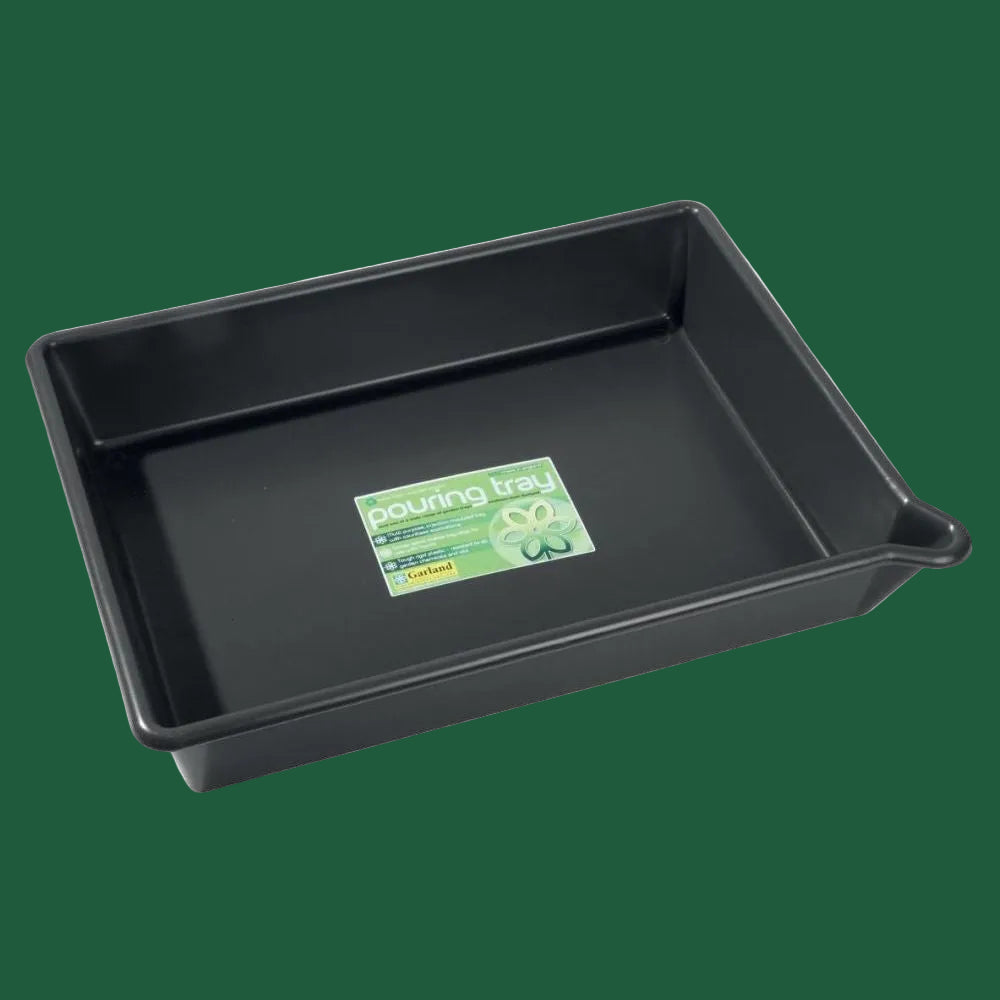 Garland Pouring Tray Black 53 × 40 cm – Pflanzschale mit Ausguss