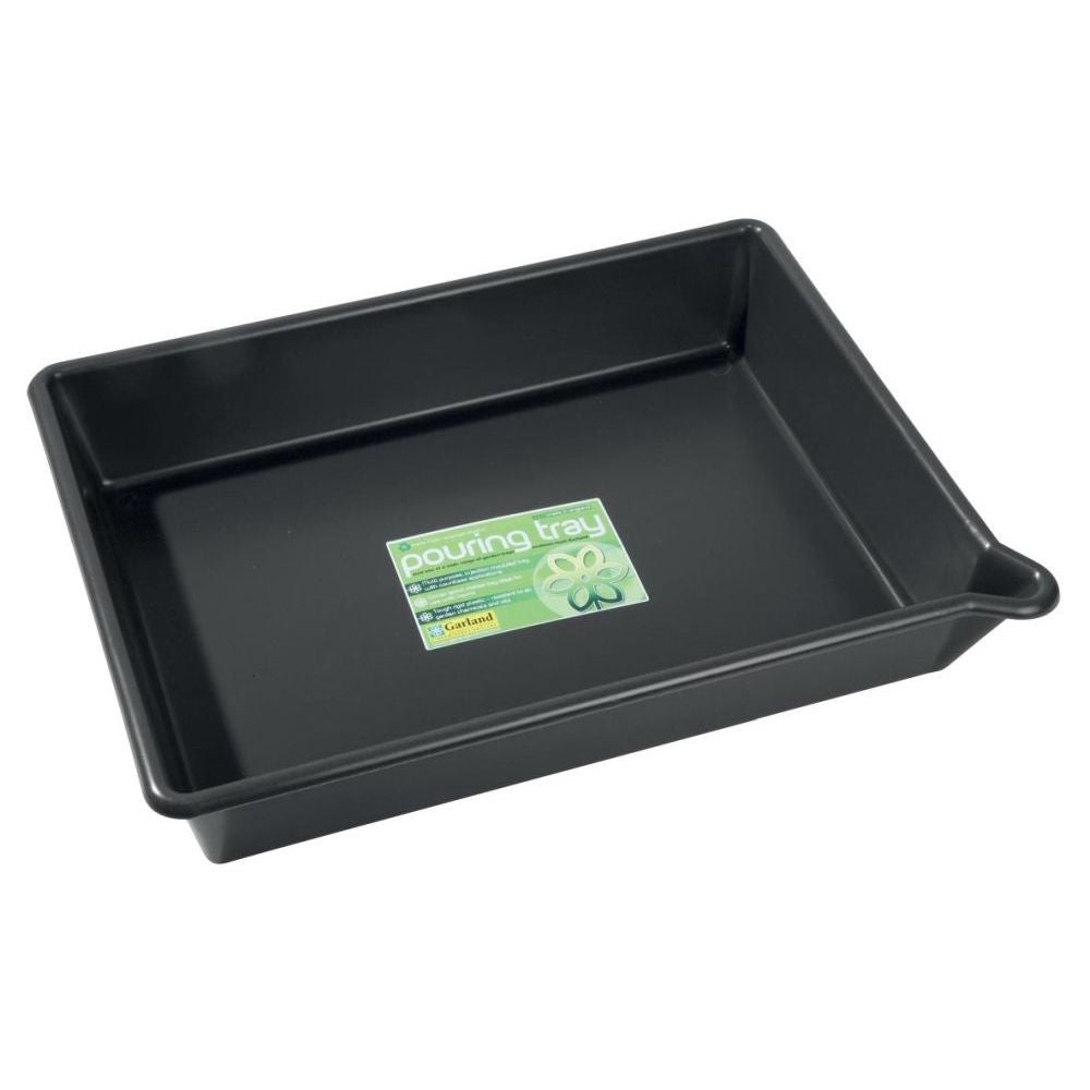 Garland Pouring Tray Black 53 × 40 cm – Pflanzschale mit Ausguss