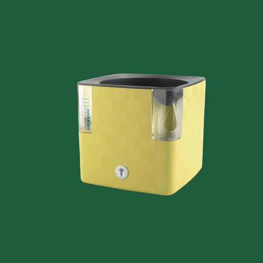 Plastkon Cobble Smart Planter Basil Green – 15 × 15 × 14 cm