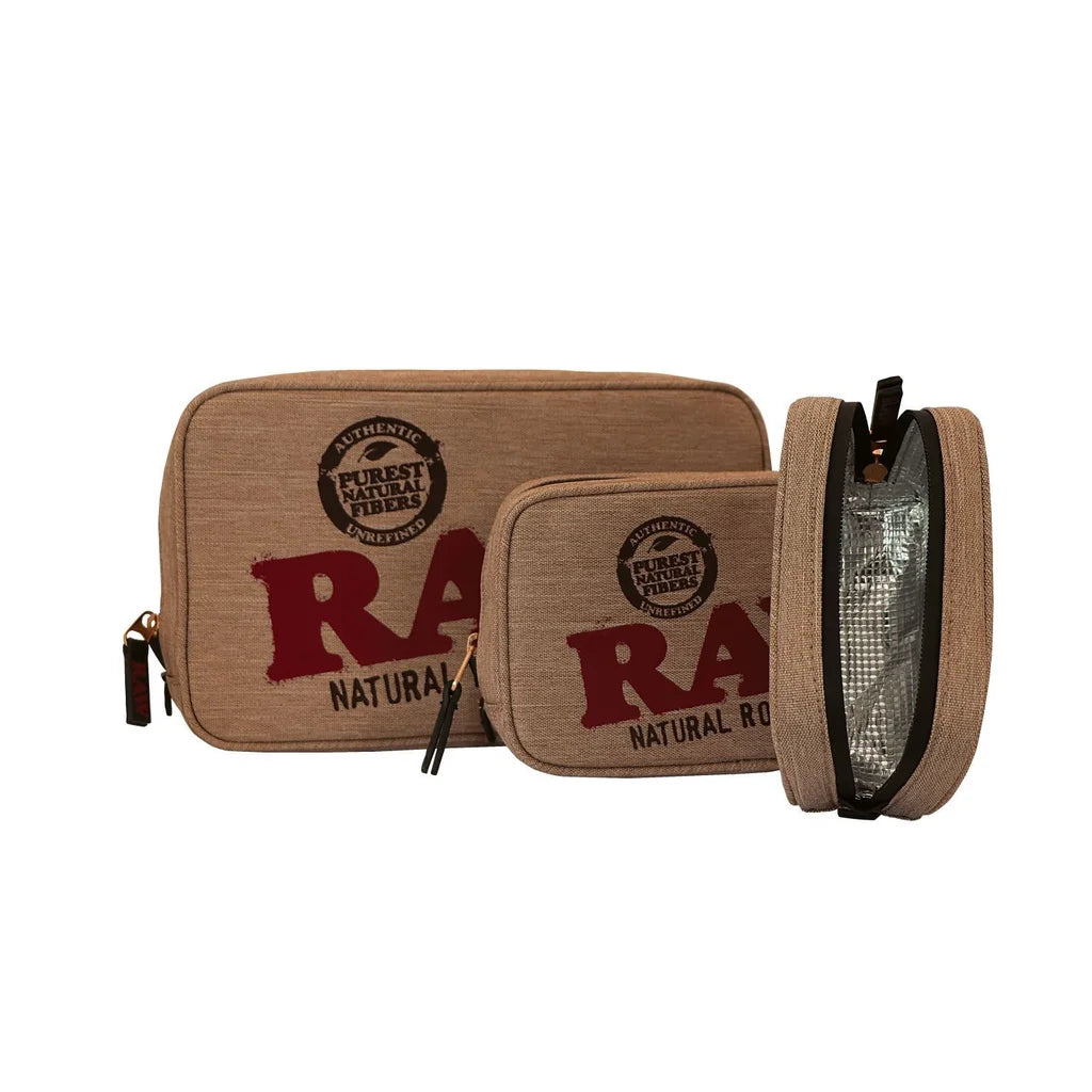 RAW Smokers Pouch Large – Geruchsdichte Aufbewahrungstasche 27,5 × 16 × 7 cm