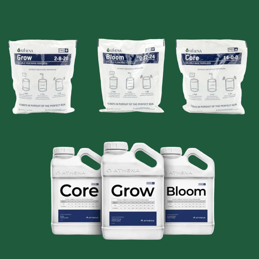 Athena Pro Mix Kit 1 gal – PRO Grow, Bloom & Core Komplettset