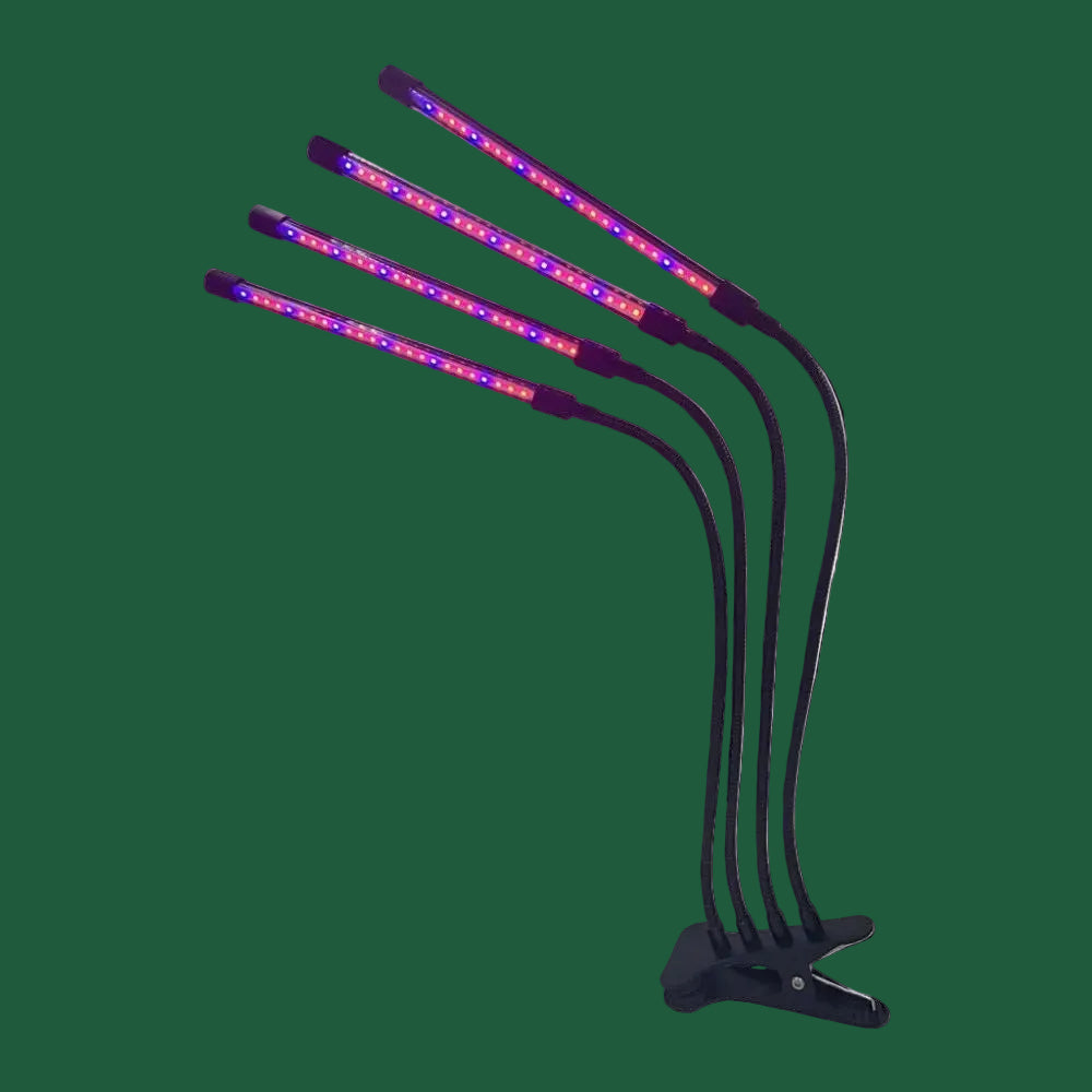 LED Grow Light 4-Arm Full Spectrum – Pflanzenlampe für Kräuter und Zimmerpflanzen