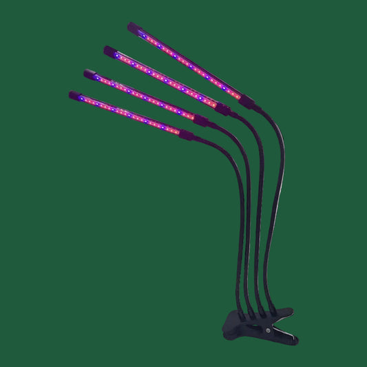 LED Grow Light 4-Arm Full Spectrum – Pflanzenlampe für Kräuter und Zimmerpflanzen