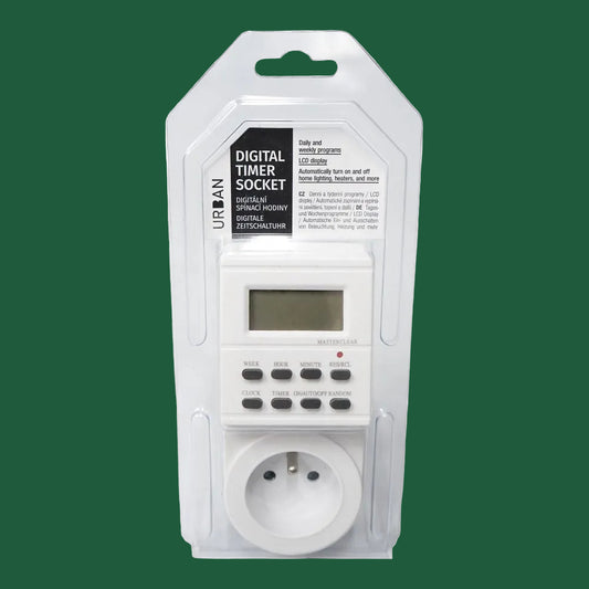 Urban Digitale Zeitschaltuhr – Programmierbare Timer Steckdose 3680W