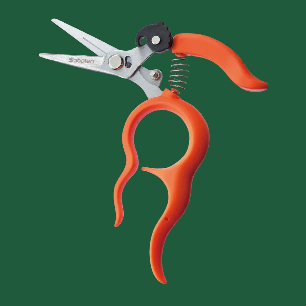 Saboten Hands Free Secateurs 10 cm – Edelstahl Trimm-Schere