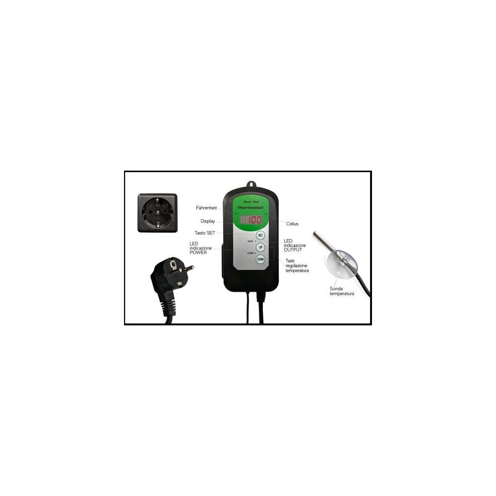 Airontek Heat Mat Thermostat – Digitaler Temperaturregler für Heizmatten
