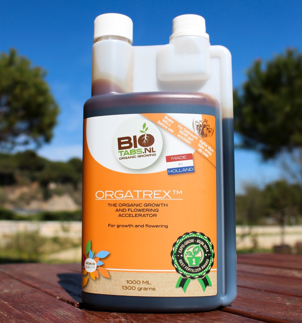 BioTabs Orgatrex 1 L – Organischer Flüssigdünger für Wachstum & Blüte