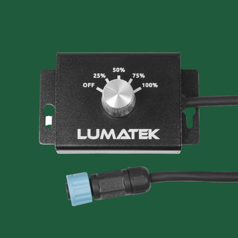 Lumatek Dimmer für LED – Leistungsregelung in 25-%-Schritten