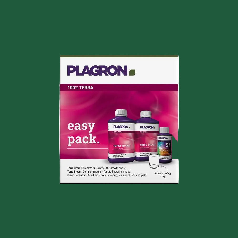 Plagron Easy Pack Terra – Mineralisches Düngerset für Wachstum & Blüte