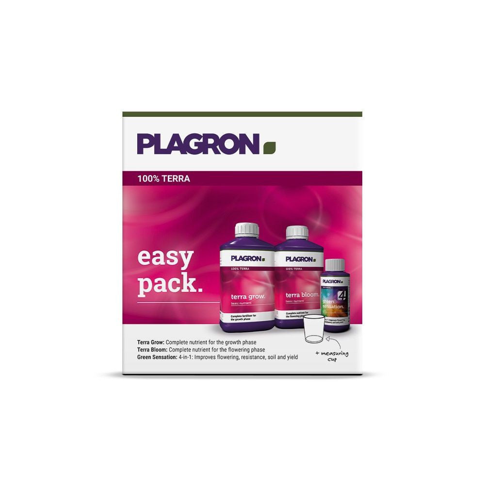 Plagron Easy Pack Terra – Mineralisches Düngerset für Wachstum & Blüte