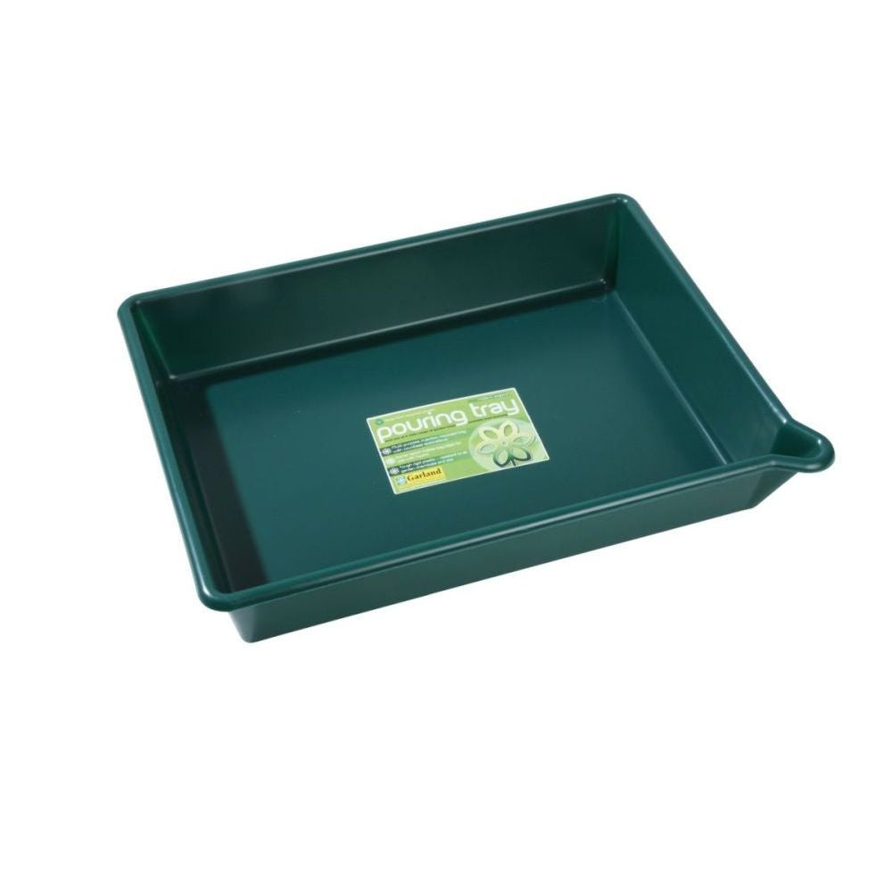 Garland Pouring Tray Green 53 × 40 cm – Pflanzschale mit Ausguss