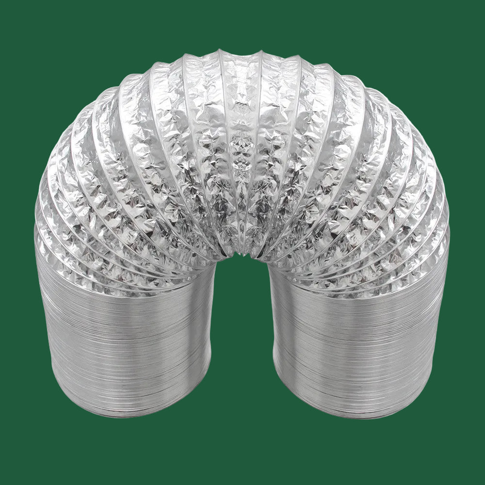 Alu Flexschlauch 100 mm 10 m – Aluminium Abluftschlauch für Growboxen