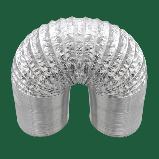 Alu Flexschlauch 100 mm 10 m – Aluminium Abluftschlauch für Growboxen