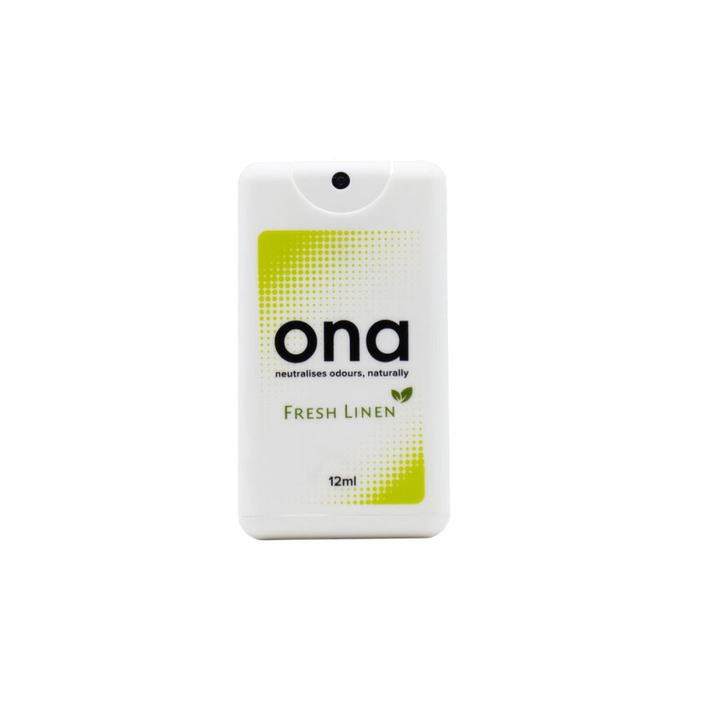 ONA Spray Card Fresh Linen 12 ml – Kompakter Geruchsneutralisierer