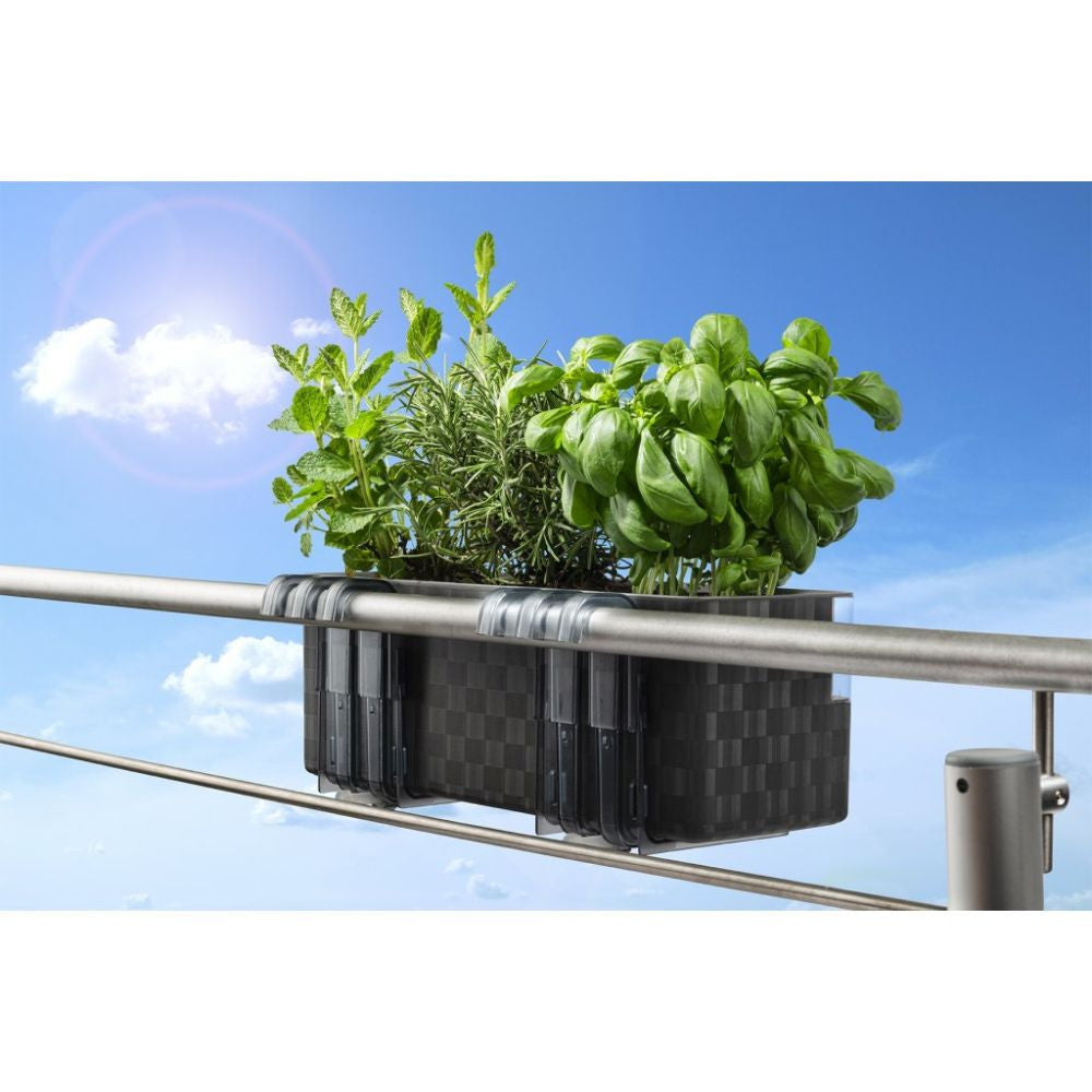 Plastkon Cobble Trio Smart Planter Ice White – 3-fach Kräutertopf