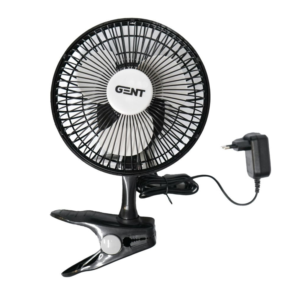 GENT Clip Fan 15 cm / 5 W – Leiser Growbox Ventilator