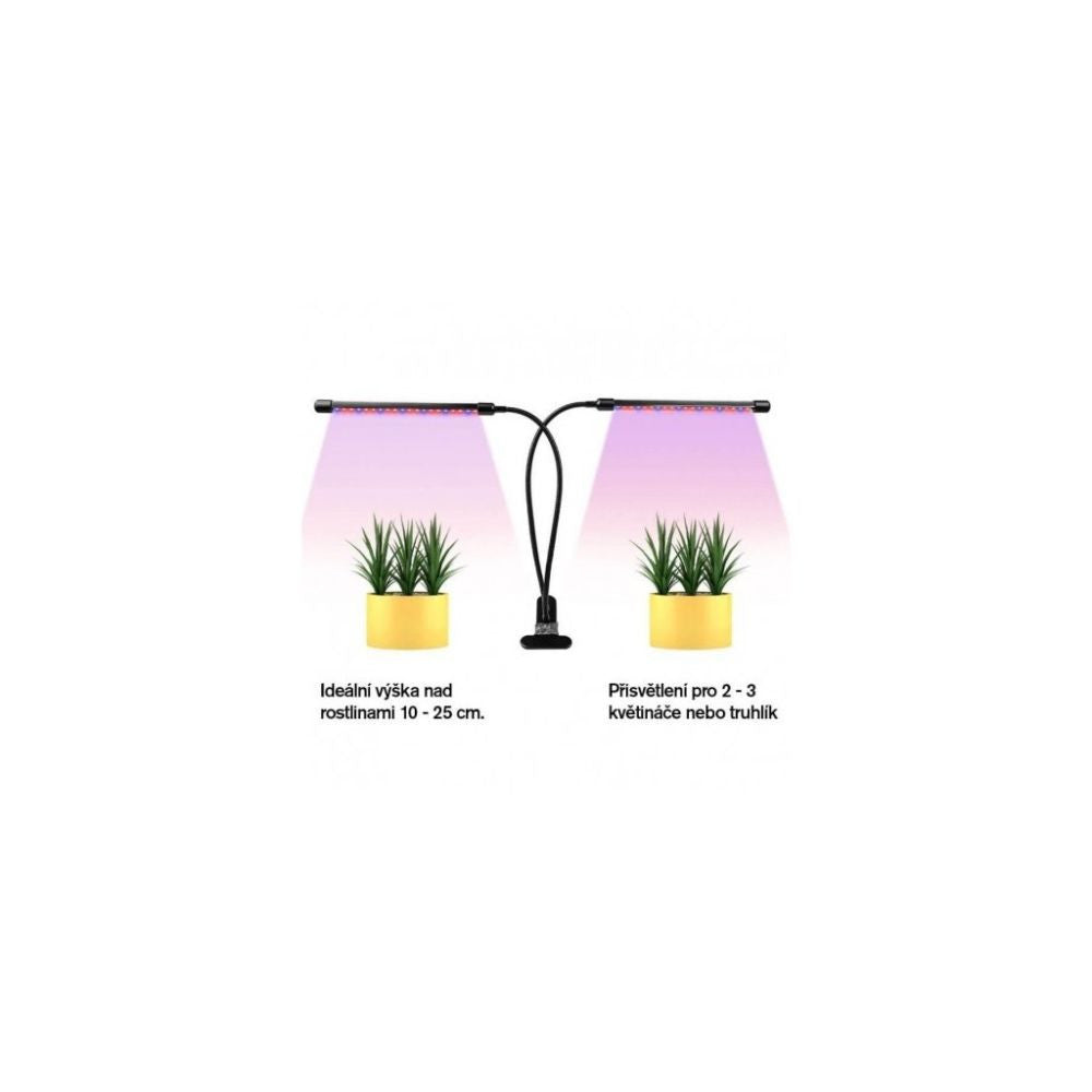 LED Grow Light 3-Arm Full Spectrum – Pflanzenlampe für Kräuter und Zimmerpflanzen