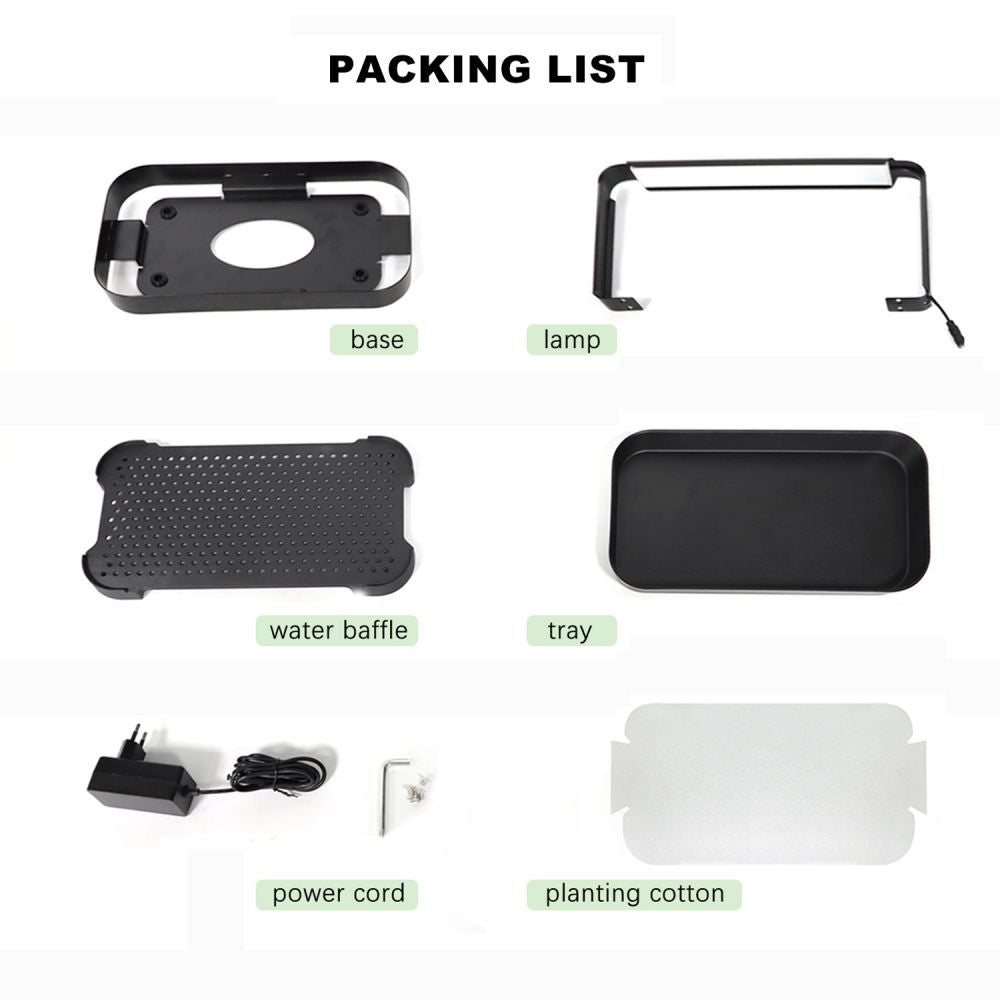 Urban LED 16W Mini Grow Kit – Microgreens Indoor 6400K