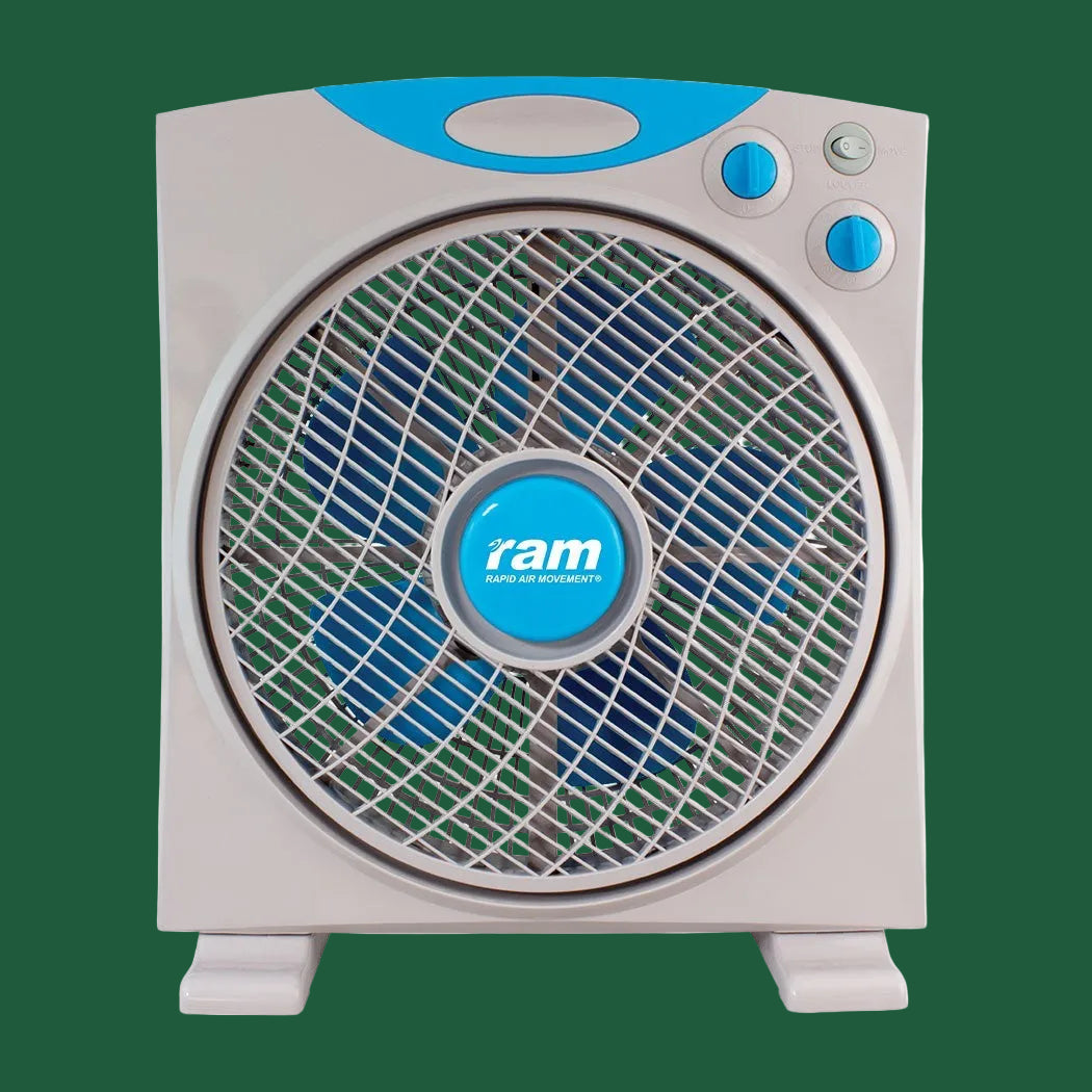 RAM ECO Fan 30 cm 40W – Leiser Umluftventilator mit Timer