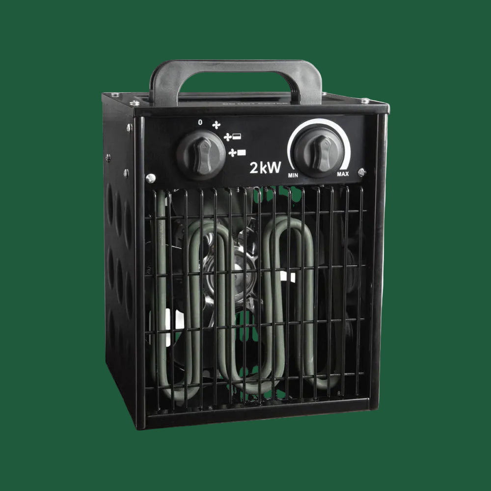 Gorilla 2 kW Fan Heater – Gewächshausheizung mit Thermostat & IP24